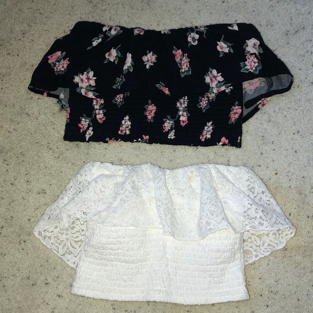 Flowy Cropped Tube Top Set